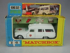 K-06B Mercedes Benz 'Binz' Ambulance - 81437 Matchbox Kingsize Lesney