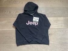JEEP Outfitter Kuschel Damen Pullover Hoodie Shirt Schwarz Gr. S M 36 38 NEU