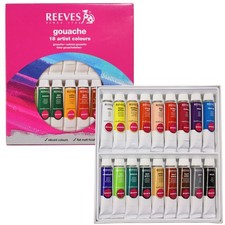 18 Tuben Reeves feine Gouache