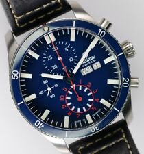 Tutima Glashütte Uhr Grand Flieger Airport Chronograph 43,5mm 640701