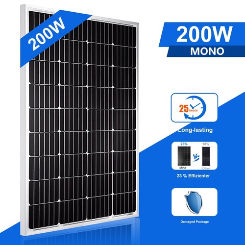 200w 12v solarmodul - 12v,