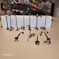 Märklin H0 448/5 Bogenlampe 5 Stück  und weitere NoName Bogenlampen 6 Stück 
