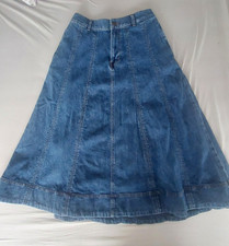 langer Jeansrock  der Marke BODEN-blau -Größe UK12/fällt wie eine Gr.38 aus