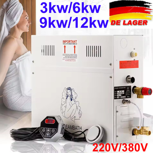 12kw dampfbadgenerator - 6/9/12kw,