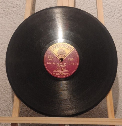 Schellackplatte telefunken - telefunken,
