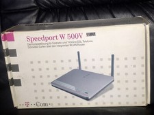 Telekom Speedport W 500 V DSL Highspeed-Modem, silber
