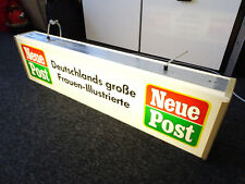 NEUE POST bzw. AUF EINEN BLICK Werbe-Lampe Thekenlampe Verkaufstresen Deko