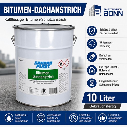 10l bitumen dachanstrich - 10l,