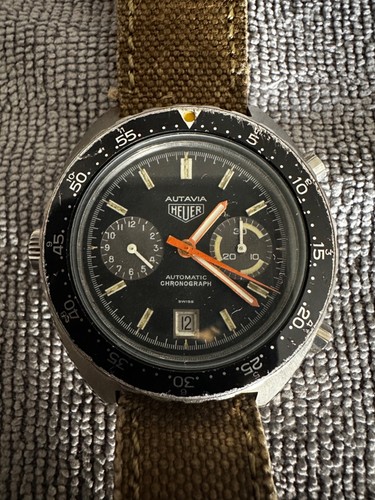 Heuer autavia military uhr ref - autavia,