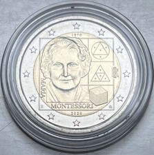 Italien 2020 #2 2 Euro Sondermünze "150. Geburtstag von Maria Montessori" in ...