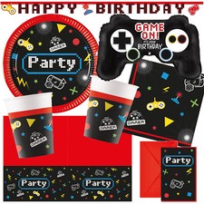 Gaming party geschirr - -, deko
