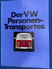 PROSPEKT  VW T2a T2 Transporter Doka Bus Pritsche Kasten Kombi 8/1971 - TOP