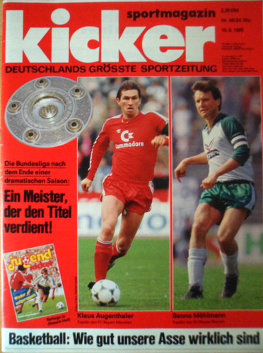 Kicker 6 1985 - 10.6., bayern