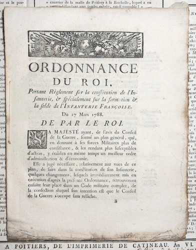 1788 ludwig xvi reglement - ludwig,