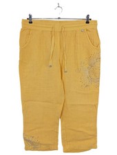 TREDY Damen 7/8 Hose Hose Hose Größe IT 46 hellgelb Casual Style