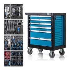 Werkzeugwagen B-Ware inkl. Werkzeug 220 Teile - 6 Schubladen 4 von mit Werkzeug