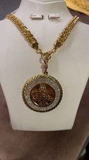 Vergoldete kette mit großer - kette,