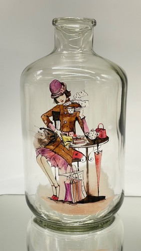 Spardose sparflasche glas - -,