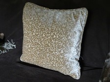 Neu Impressionen esprit Kissen Deko creme beige Westwing Samt Animal Füllkissen