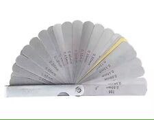 32 Blatt Fühlerlehre Ventillehre Spaltmaß Fühllehre  Abstandslehre Blattlehre