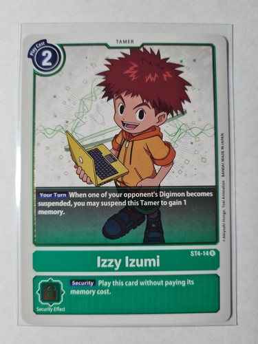 Digimon izzy izumi st4 14 - izzy, st4-14