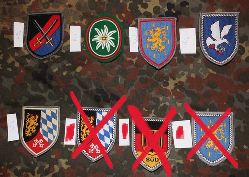 Bundeswehr patch aufnäher - bundeswehr,