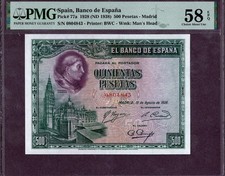 SPANIEN 500 PESETAS Banknote