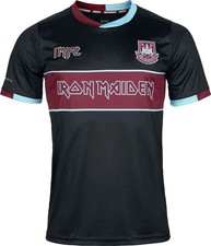 Iron Maiden Trikot Herren IMFC West Ham Jersey schwarz