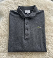Lacoste Polohemd Grau Herren