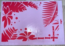 Schablone - A3 Dschungel