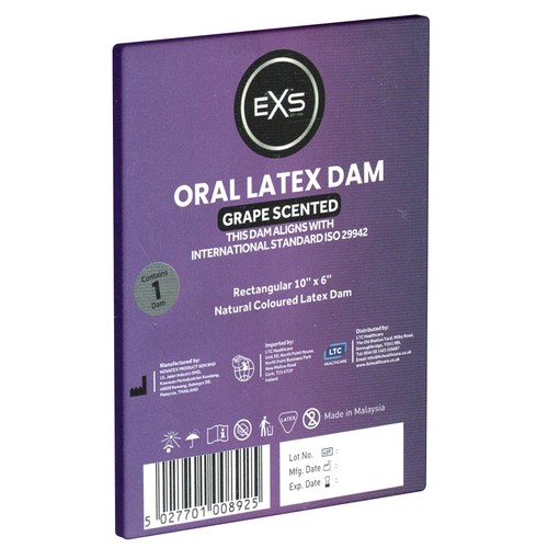 Exs oral dam lecktuch - dam,