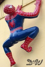 ACTION FIGUR SPIDERMAN  Wandhalter lebensgroß 210 cm Deko KINO FILM WERBEFIGUR