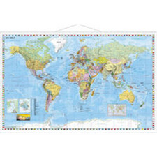 Weltkarte deutsch Großformat