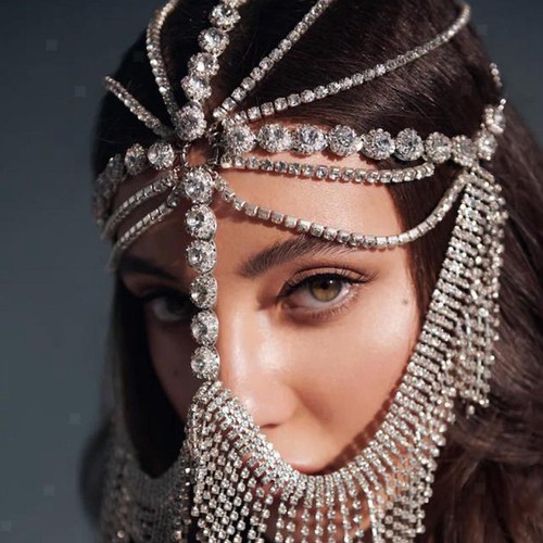 Frauen gesichtsmaske kette - gesichtsmaske,