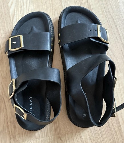 Sinsay damen sandalen schwarz - sinsay,