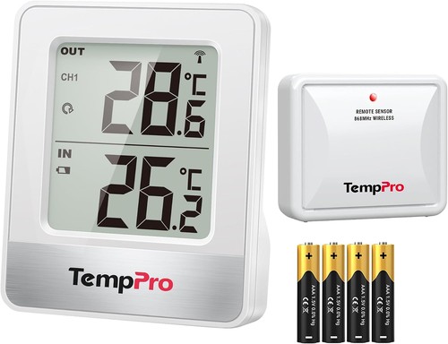 Temppro funk thermometer innen - funk-thermometer,