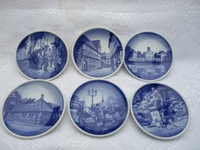 Royal Copenhagen   6 kleine Wandteller    8 cm Durchmesser---3