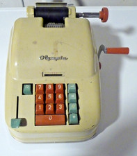 70NV - Rechenmaschine - Handkurbel - OLYMPIA - WERKE - WILHELMSHAVEN -