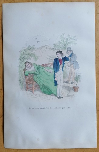 Grandville karikatur koloriert - grandville,