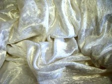 PANNESAMT Samt in WEISS/ WEIß