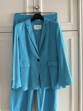 COMMA Anzug türkis Viskose