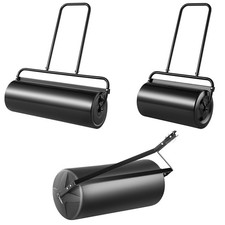 VEVOR Rasenwalze Handwalze Gartenwalze Ackerwalze Rasenroller Walze 44cm/46L/61L