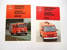 2x Prospekt Mercedes Benz 307D 308 L608D Feuerwehrfahrzeuge TSF LF8 1978/79