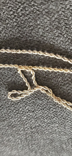 750 rotgold kordelkette - 750,