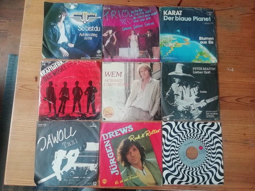 Singles 80er vinyl single - singles, 70/80er
