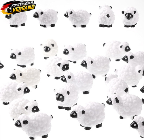 Miniatur schaf figuren set - miniatur-schaf,