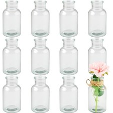 Kleine Glasvasen Set 12 Stück