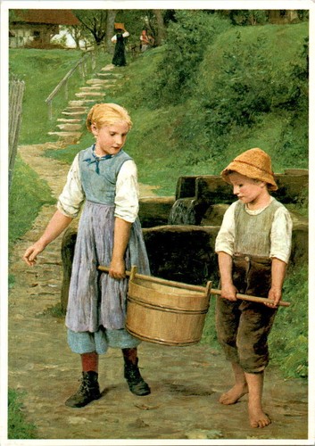 Albert anker wassertragende - anker,,