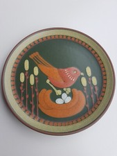 KMK Kupfermühle Teller/Wandteller Lima Vogel 24,5 cm Top Zustand