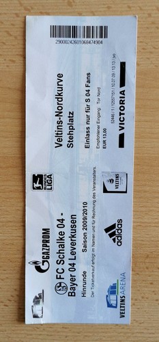 Eintrittskarte schalke 04 - -, fc